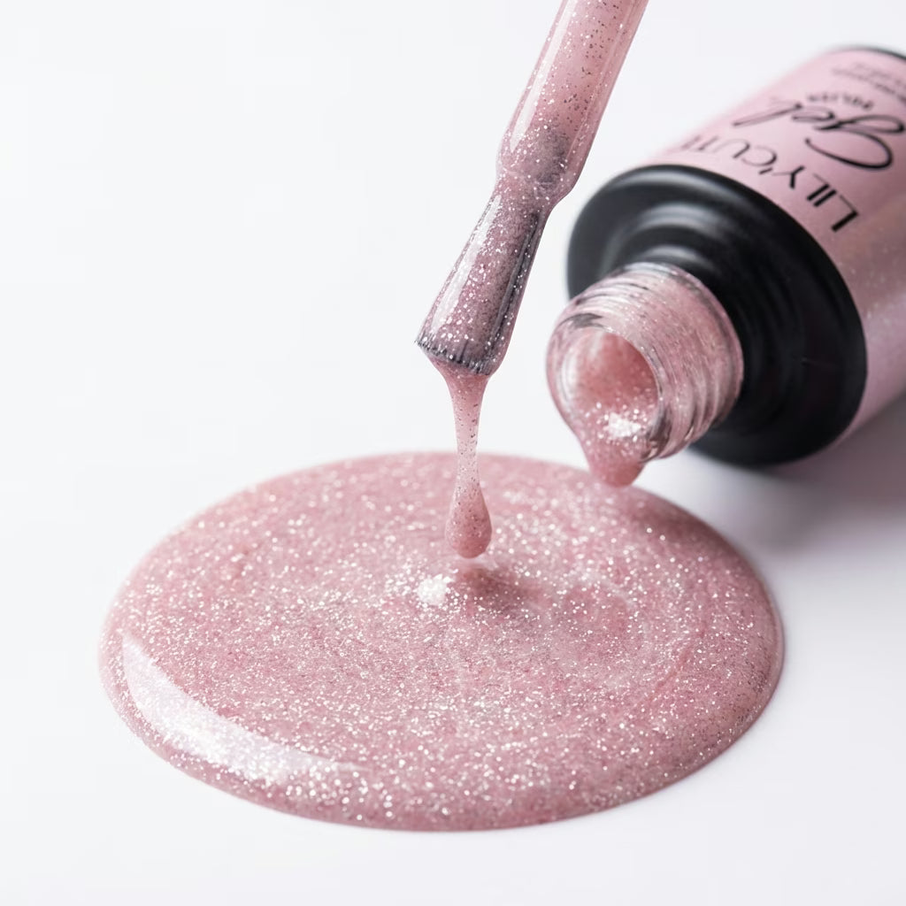 LILYCUTE Misty Rose Nail Gel Polish 7ml (X121) UV LED - LILYCUTE - Brush Drip