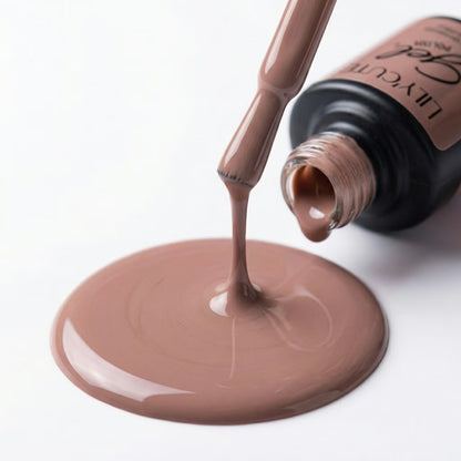 LILYCUTE Mocha Nail Gel Polish 7ml (X012) UV LED - LILYCUTE - Brush Drip