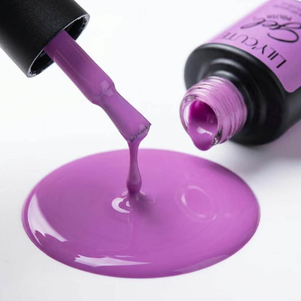 LILYCUTE Orchid Nail Gel Polish 7ml (X063) UV LED - LILYCUTE - Brush Drip