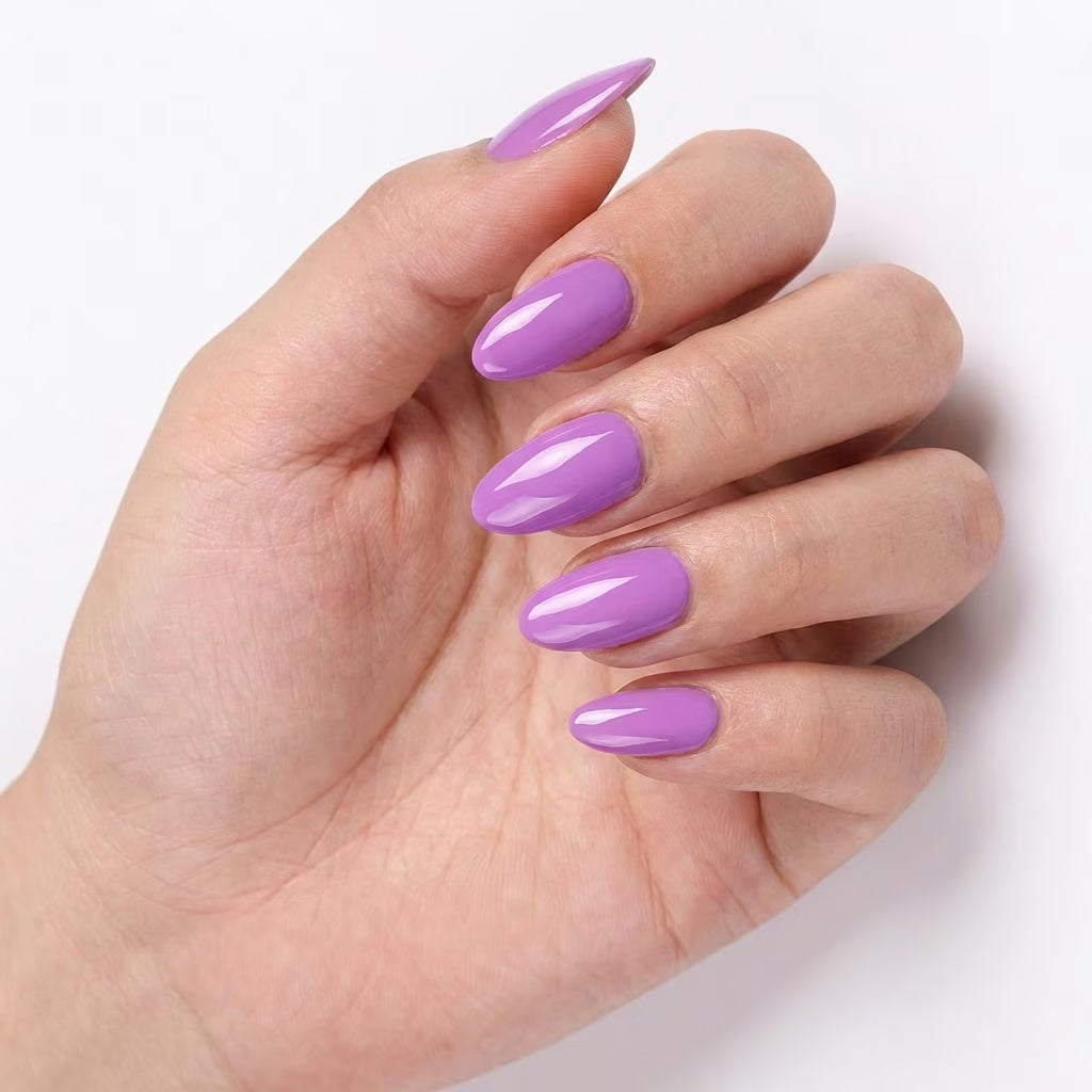 LILYCUTE Orchid Nail Gel Polish 7ml (X063) UV LED - LILYCUTE - Hand Swatch