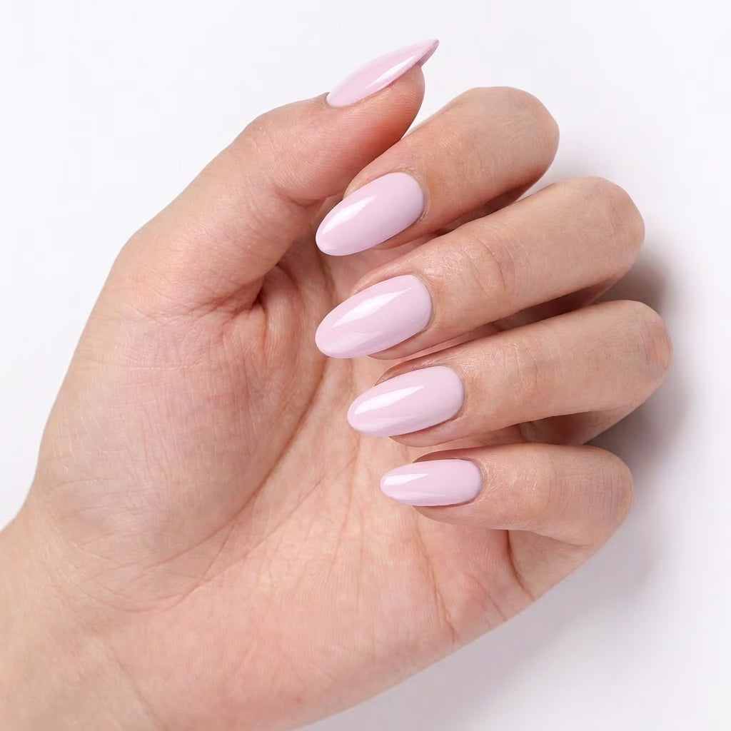 LILYCUTE Pale Pink Nail Gel Polish 7ml (X073) UV LED - LILYCUTE - Hand Swatch
