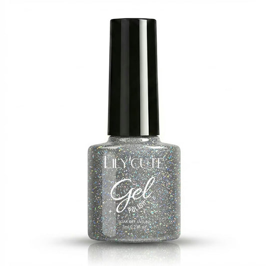 LILYCUTE Pearl Gray Soak Off Gel Nail Polish 7ml (X117) UV LED Bottle