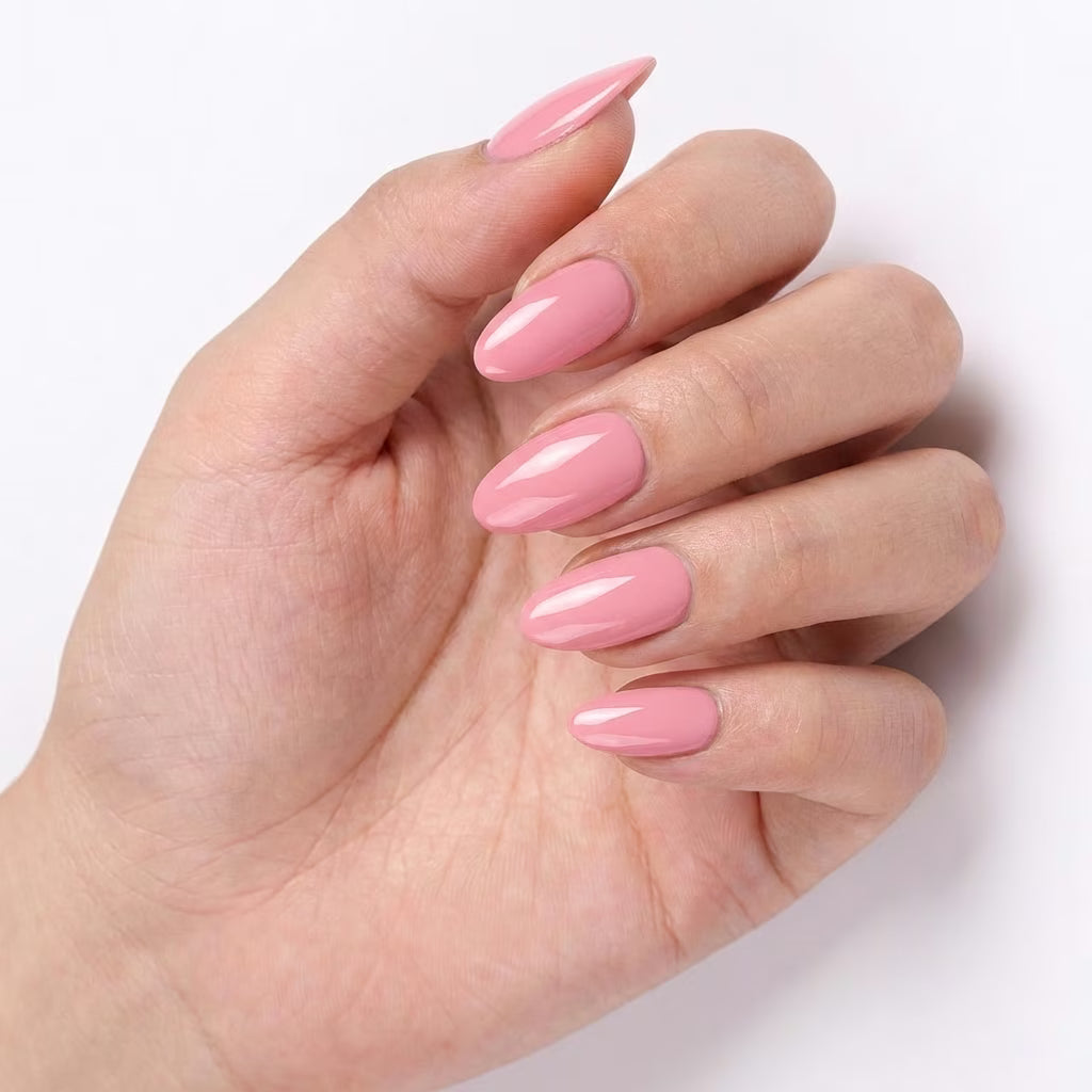 LILYCUTE Rose Pink Nail Gel Polish 7ml (X072) UV LED - LILYCUTE - Hand Swatch