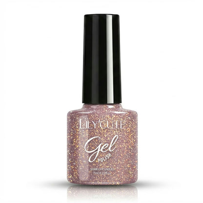 LILYCUTE Rosy Brown Soak Off Gel Nail Polish 7ml (X112) UV LED Bottle