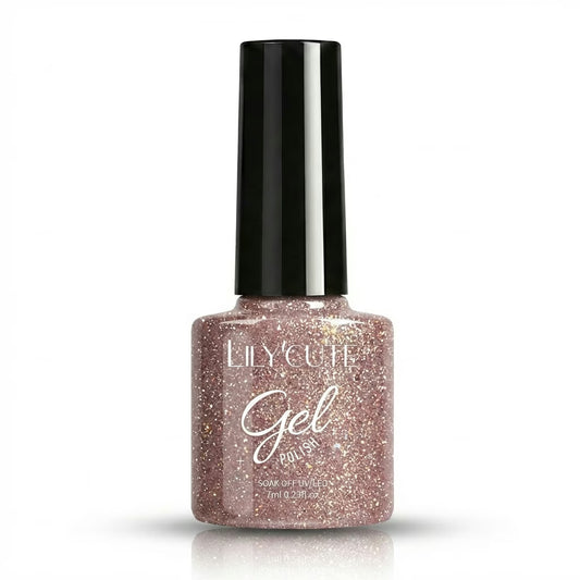 LILYCUTE Rosy Soak Off Gel Nail Polish 7ml () UV LED Bottle