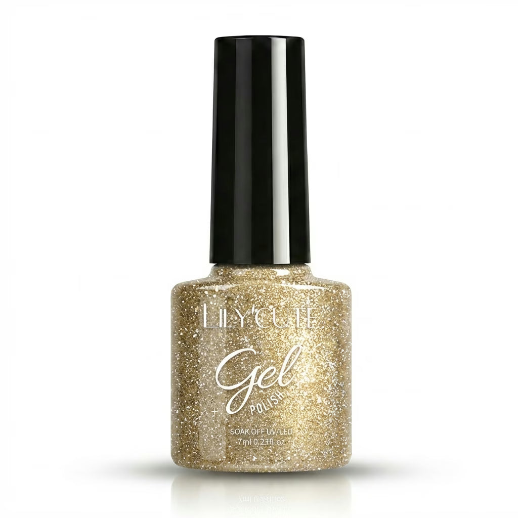 LILYCUTE Sand Soak Off Gel Nail Polish 7ml () UV LED Bottle