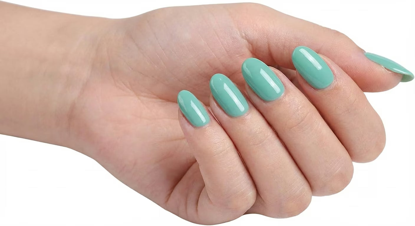 LILYCUTE Seafoam Green Nail Gel Polish 7ml (X088) UV LED - LILYCUTE - Hand Swatch