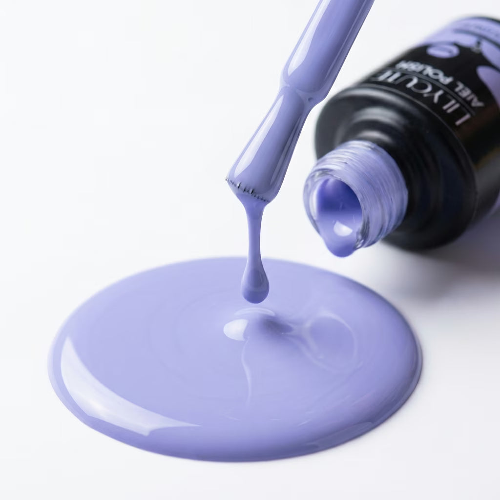 LILYCUTE Soft Periwinkle Nail Gel Polish 7ml (X055) UV LED - LILYCUTE - Brush Drip