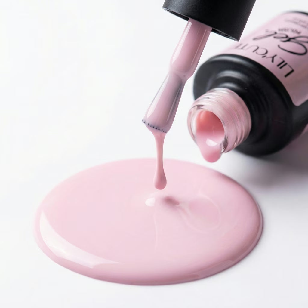 LILYCUTE Soft Pink Nail Gel Polish 7ml (X074) UV LED - LILYCUTE - Brush Drip