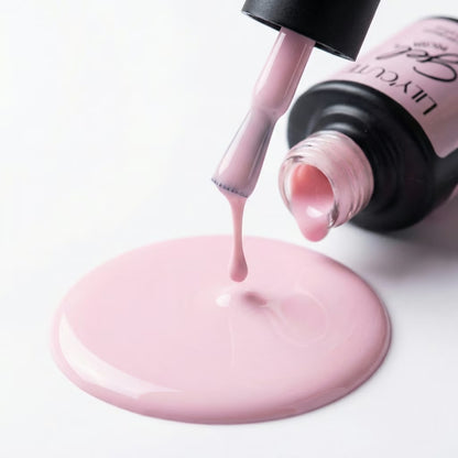 LILYCUTE Soft Pink Nail Gel Polish 7ml (X074) UV LED - LILYCUTE - Brush Drip