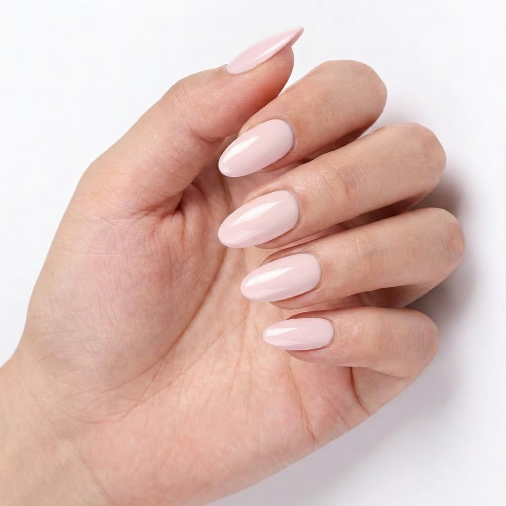 LILYCUTE Soft Rose Nail Gel Polish 7ml (X076) UV LED - LILYCUTE - Hand Swatch